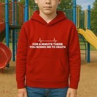 Bored Me To Death Kids Hoodie thumb 2