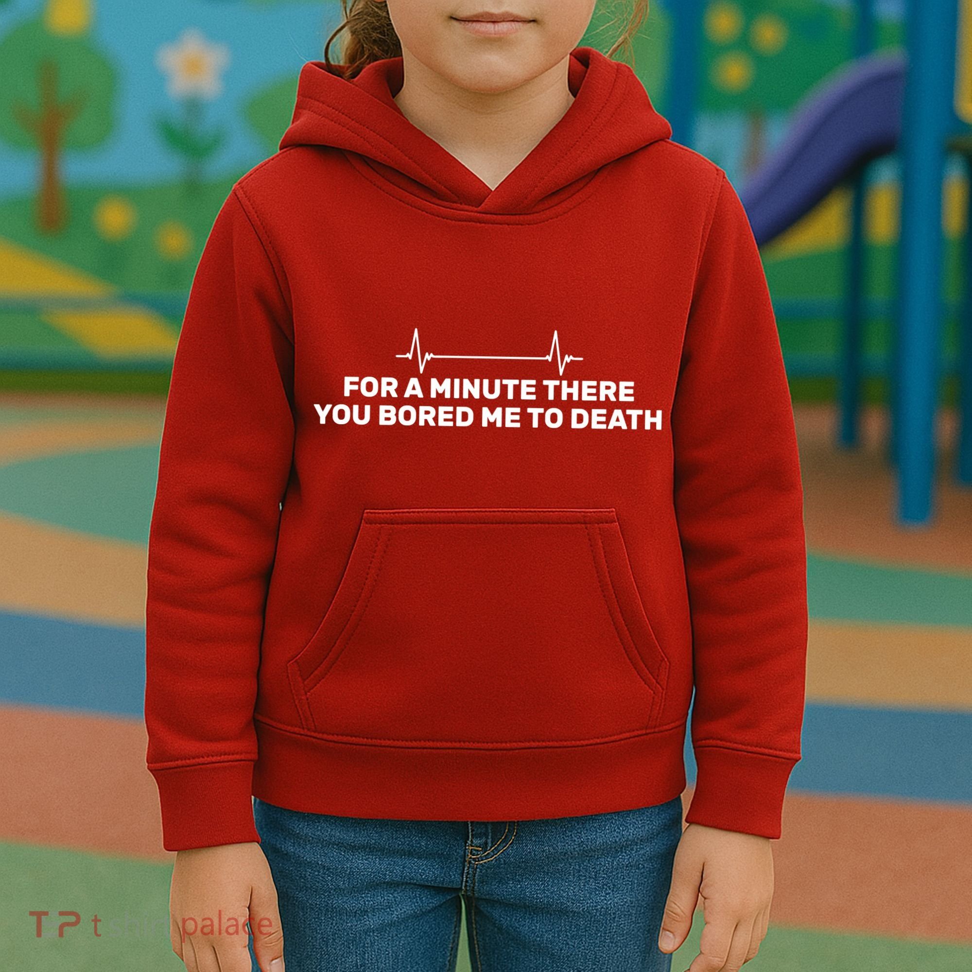 Bored Me To Death Kids Hoodie