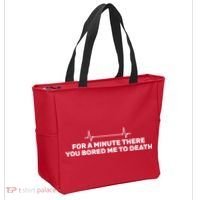 Bored Me To Death Tote Bag thumb 2