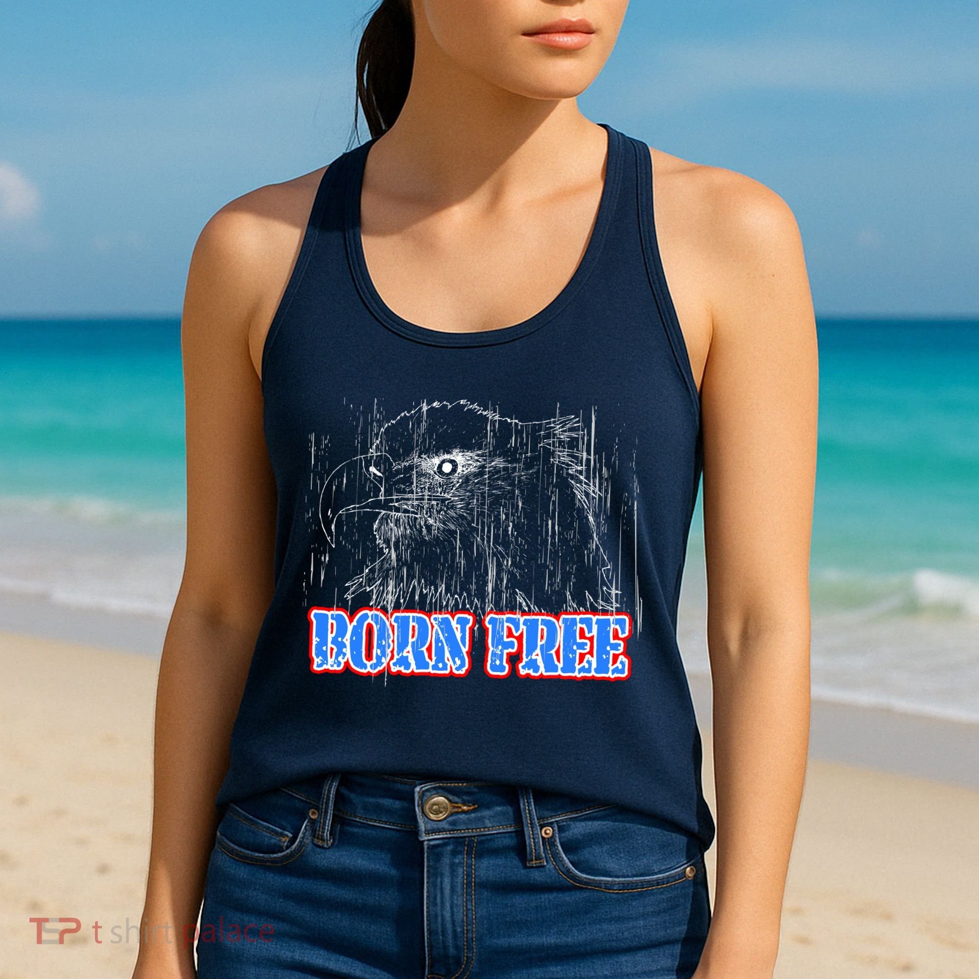Born Free Eagle Women's Tank Top