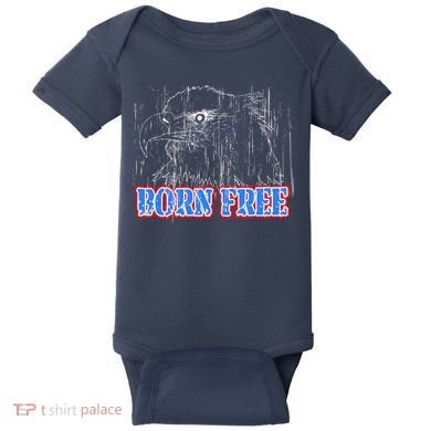 Born Free Eagle Baby Bodysuit