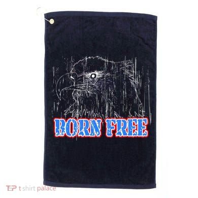 Born Free Eagle Golf Towel