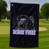 Born Free Eagle Golf Towel thumb 1