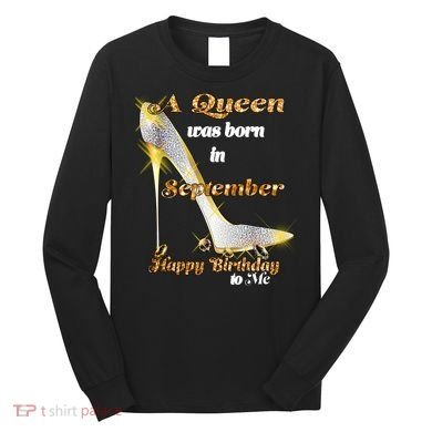 Born In August Birthday Queen Long Sleeve Shirt