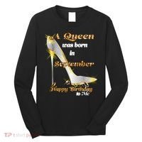 Born In August Birthday Queen Long Sleeve Shirt thumb 0