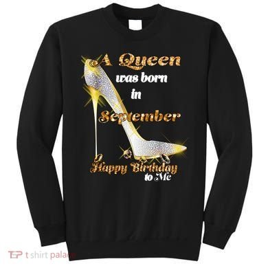 Born In August Birthday Queen Sweatshirt