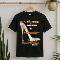 Born In August Birthday Queen T-Shirt thumb 2