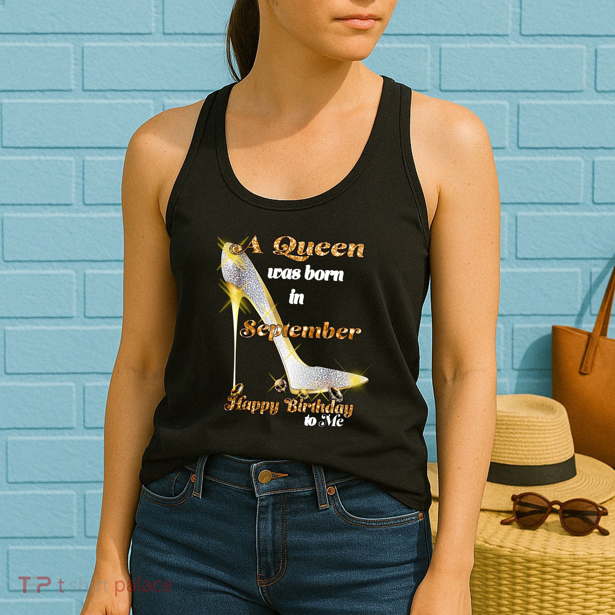 Born In August Birthday Queen Women's Tank Top