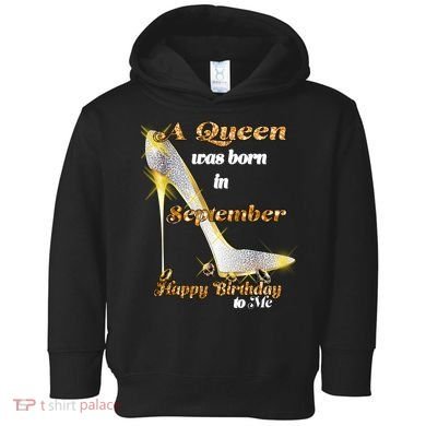 Born In August Birthday Queen Toddler Hoodie