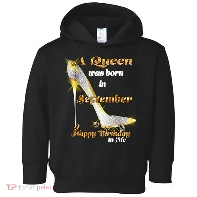 Born In August Birthday Queen Toddler Hoodie