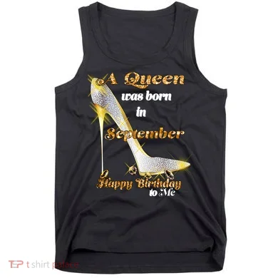 Born In August Birthday Queen Tank Top