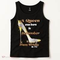 Born In August Birthday Queen Tank Top thumb 2