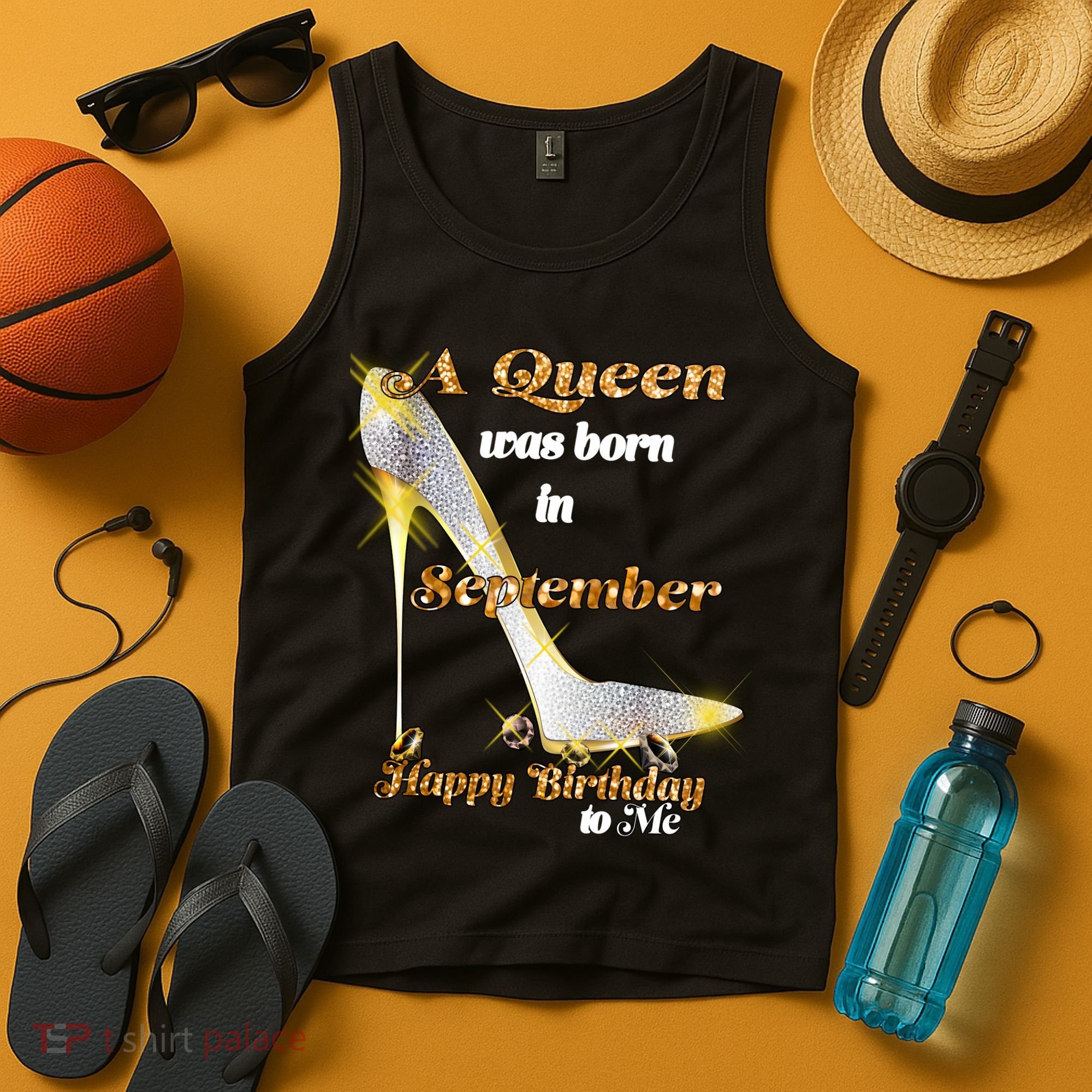 Born In August Birthday Queen Tank Top