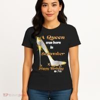 Born In August Birthday Queen Women's T-Shirt thumb 4