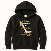 Born In August Birthday Queen Kids Hoodie thumb 0