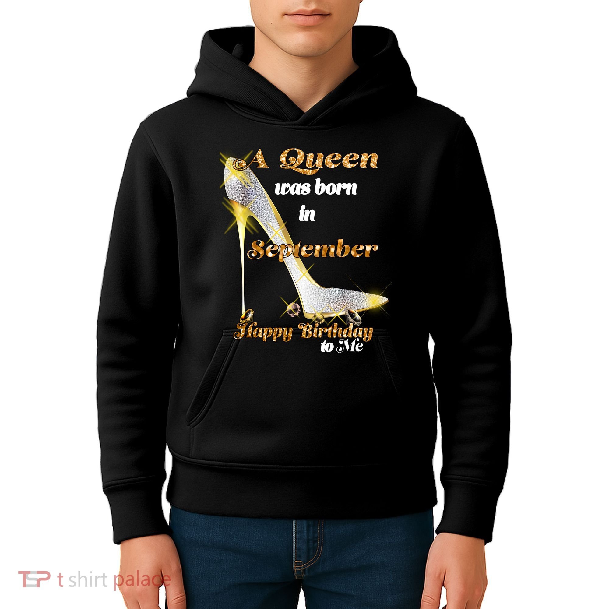 Born In August Birthday Queen Kids Hoodie