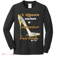 Born In August Birthday Queen Kids Long Sleeve Shirt thumb 0
