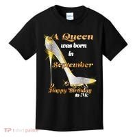 Born In August Birthday Queen Kids T-Shirt thumb 0