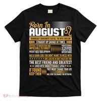 Born In August Leo Birthday Zodiac T-Shirt thumb 0
