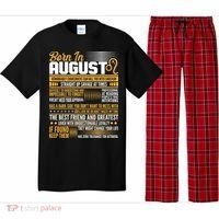Born In August Leo Birthday Zodiac Pajama Set thumb 0