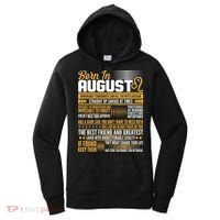 Born In August Leo Birthday Zodiac Women's Hoodie thumb 0