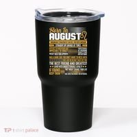Born In August Leo Birthday Zodiac Tumbler thumb 0