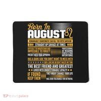 Born In August Leo Birthday Zodiac Mousepad thumb 0
