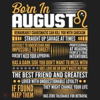 Born In August Leo Birthday Zodiac Golf Towel thumb 3