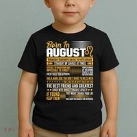 Born In August Leo Birthday Zodiac Toddler T-Shirt thumb 2