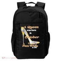 Born In October Birthday Queen Backpack thumb 0