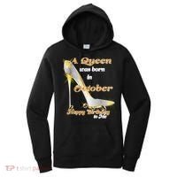 Born In October Birthday Queen Women's Hoodie thumb 0