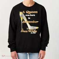 Born In September Birthday Queen Women's Sweatshirt thumb 0