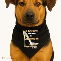 Born In September Birthday Queen USA-Made Doggie Bandana thumb 1