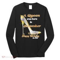 Born In September Birthday Queen Long Sleeve Shirt thumb 0