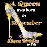 Born In September Birthday Queen Button thumb 1