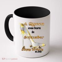 Born In September Birthday Queen Coffee Mug thumb 0