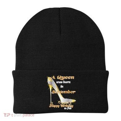 Born In September Birthday Queen Beanie