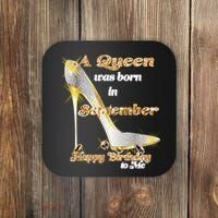 Born In September Birthday Queen Coaster thumb 0