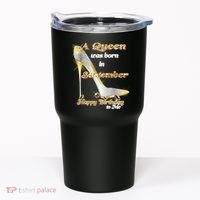 Born In September Birthday Queen Tumbler thumb 0