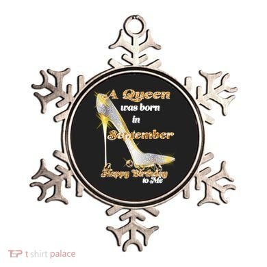 Born In September Birthday Queen Ornament