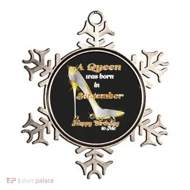 Born In September Birthday Queen Ornament