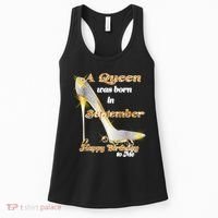 Born In September Birthday Queen Women's Tank Top thumb 0