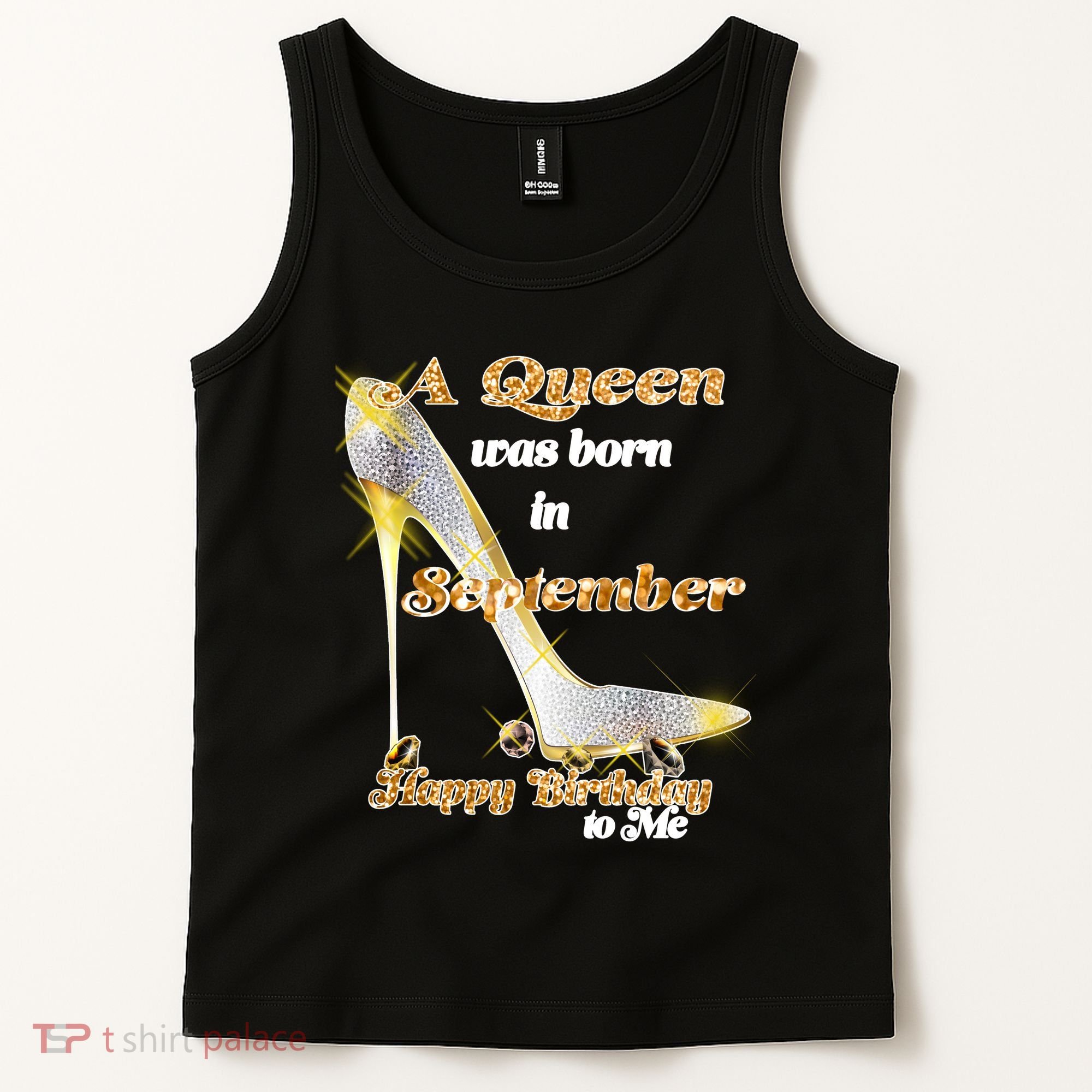 Born In September Birthday Queen Tank Top