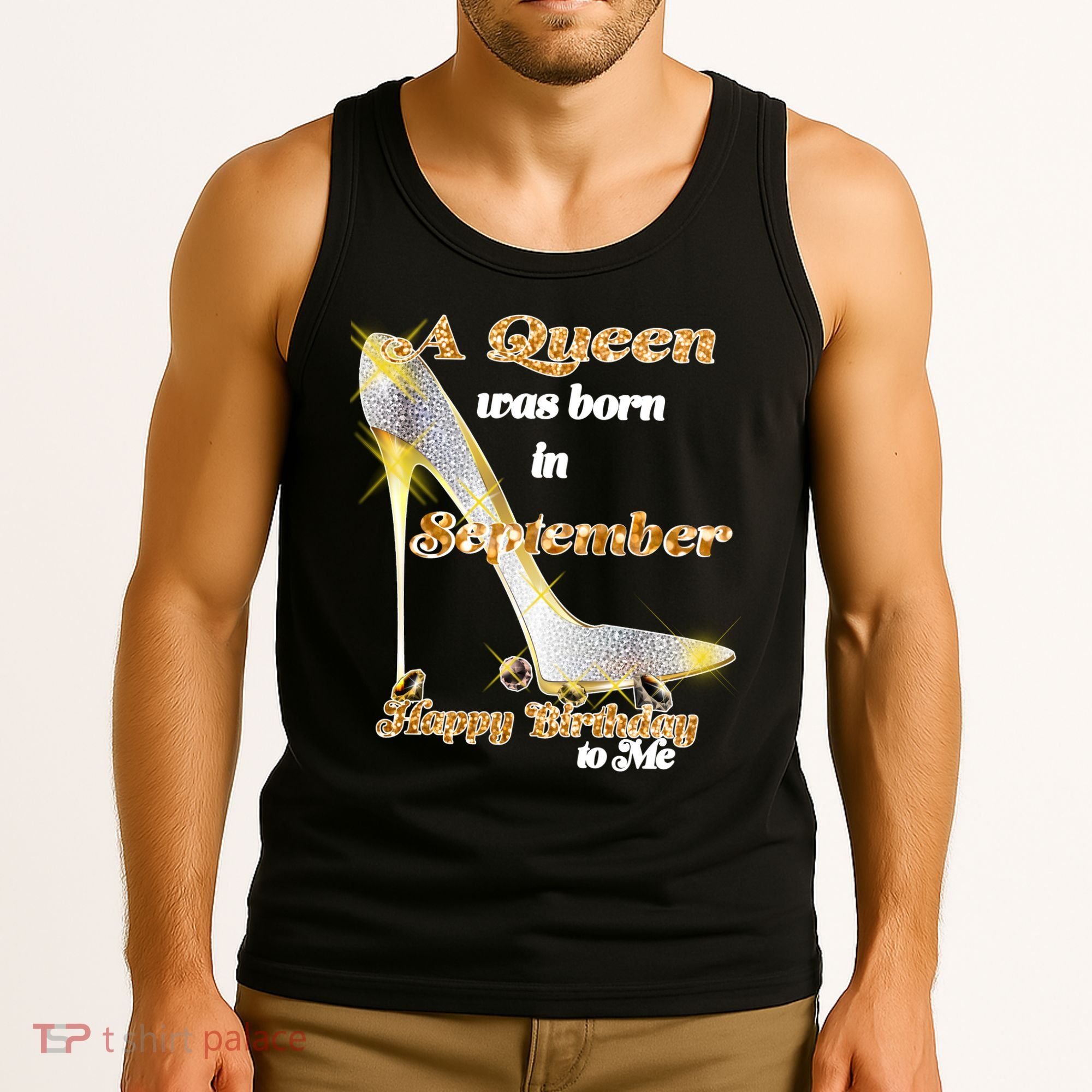 Born In September Birthday Queen Tank Top
