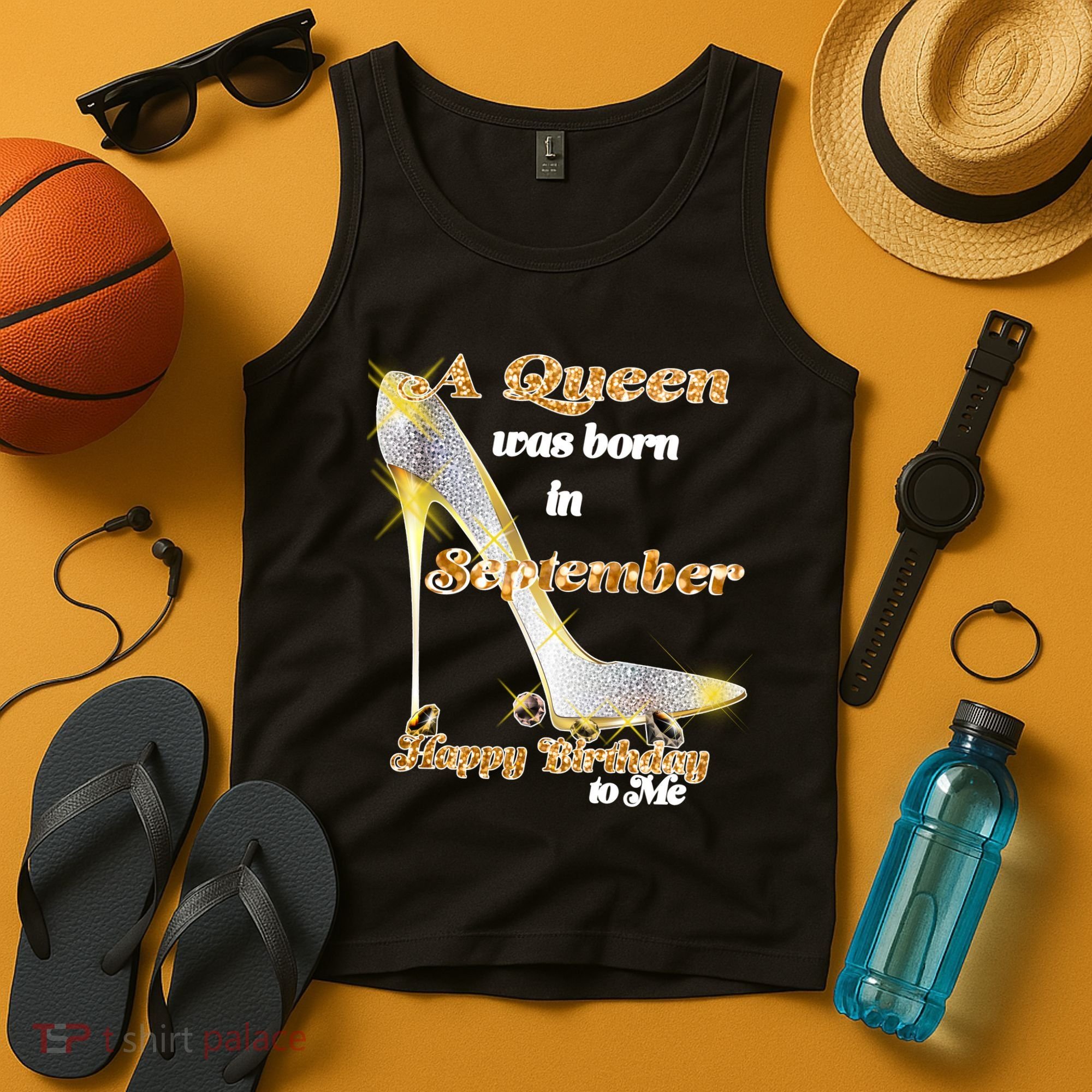 Born In September Birthday Queen Tank Top