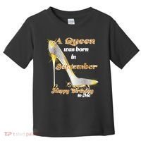 Born In September Birthday Queen Toddler T-Shirt thumb 0