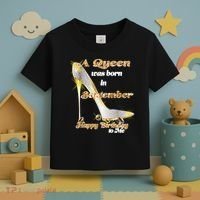 Born In September Birthday Queen Toddler T-Shirt thumb 3
