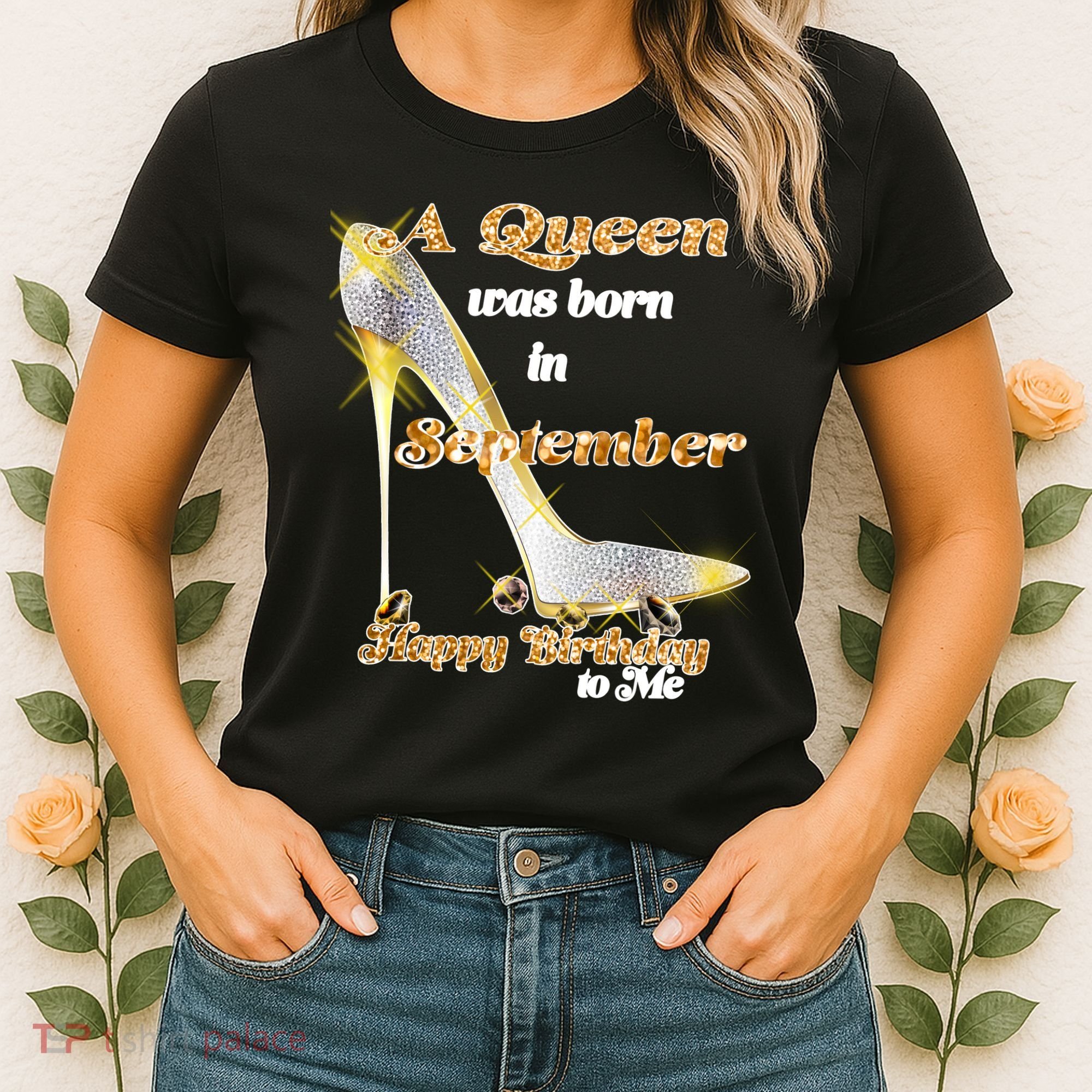 Born In September Birthday Queen Women's T-Shirt
