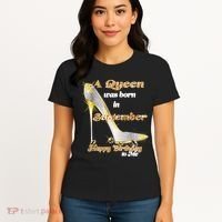 Born In September Birthday Queen Women's T-Shirt thumb 4