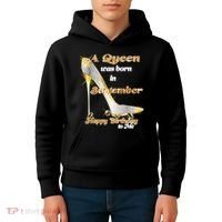 Born In September Birthday Queen Kids Hoodie thumb 4
